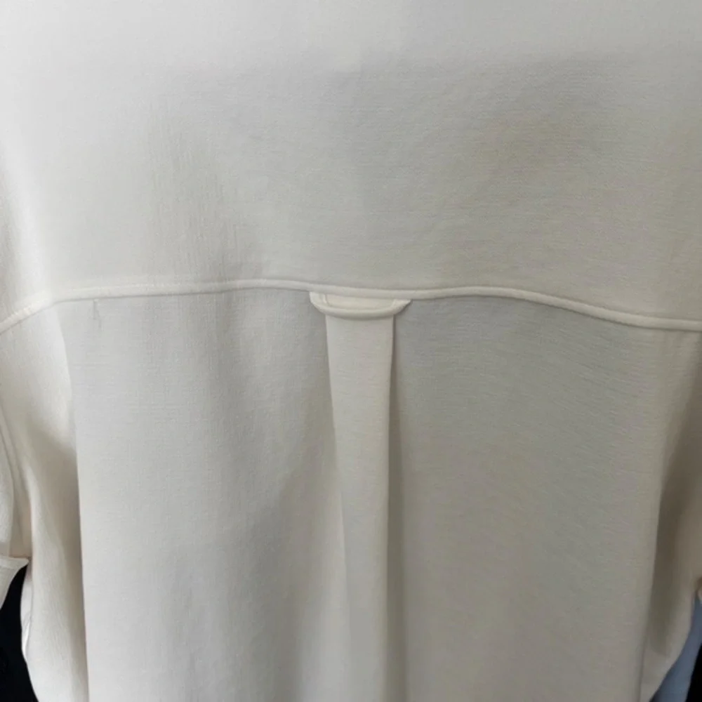 Sezane Laurine Shirt Écru. - Size S - Picture 4 of 6